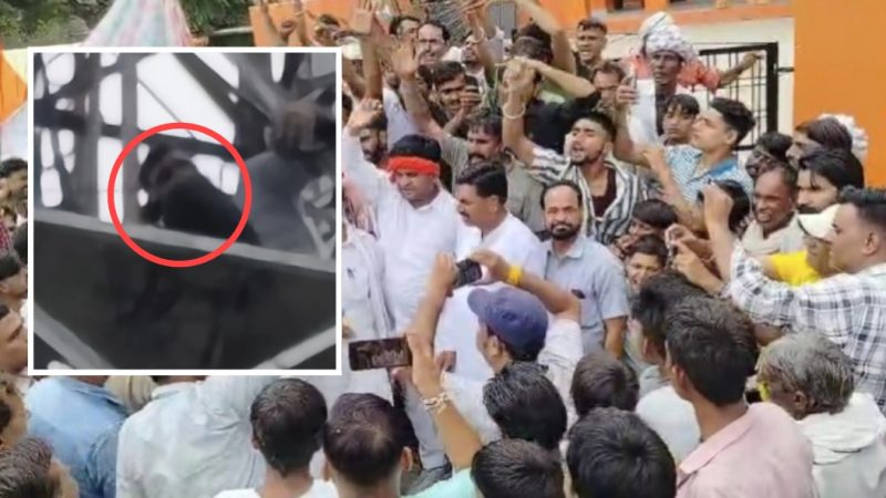 Bhilwara News : सरपंच पति ने टावर पर चढ़कर रखी तगड़ी डिमांड, विकास अधिकारी के खिलाफ लगे हाय-हाय के नारे