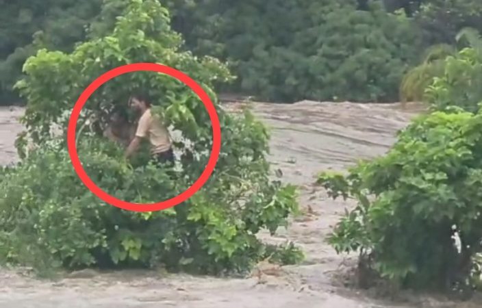 Heavy Rain : पानी के प्रचंड प्रवाह में मासूम बच्चों की जान फंसी हलक में, वीडियो देखकर रोंगटे खड़े हो जाएंगे, फिर जो हुआ….