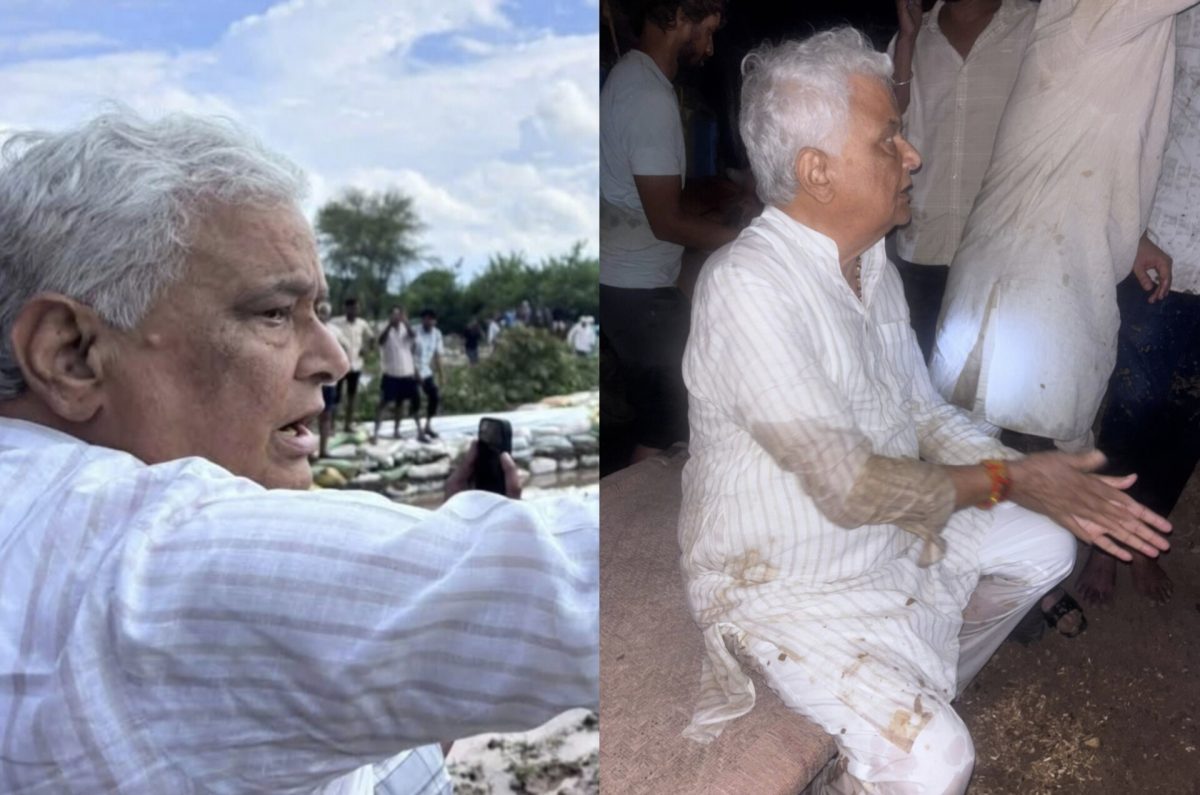 कीचड़ में लथपथ हो गए किरोड़ी बाबा, फिर भी जोश नहीं हुआ कम