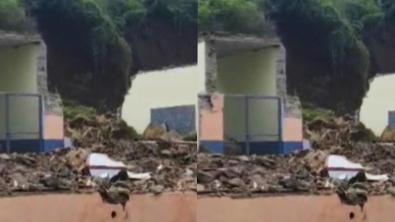 टोंक स्कूल हादसा : स्कूल के 4 कमरे ध्वस्त, किले की गिर गई दीवार