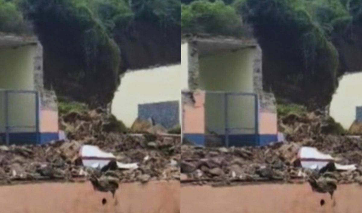 टोंक स्कूल हादसा : स्कूल के 4 कमरे ध्वस्त, किले की गिर गई दीवार