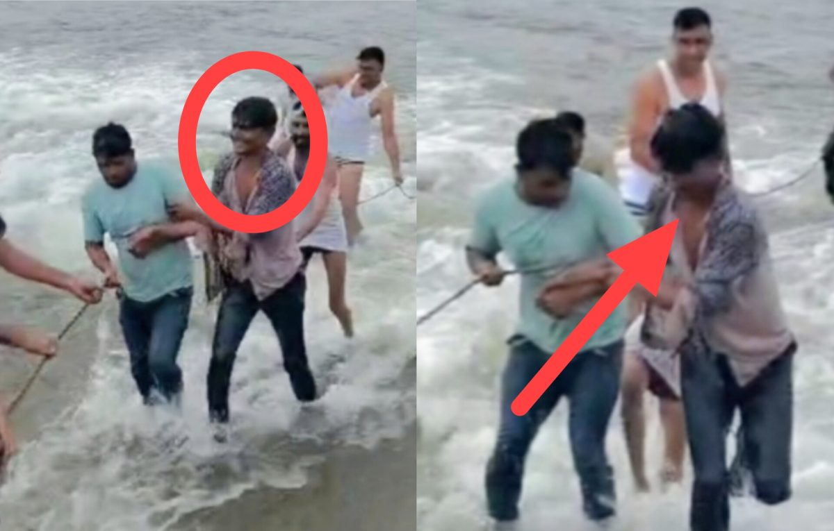 युवक की डेढ़ घंटे तक हलक में अटक गई जान, फिर लोगों ने यूं बचाया