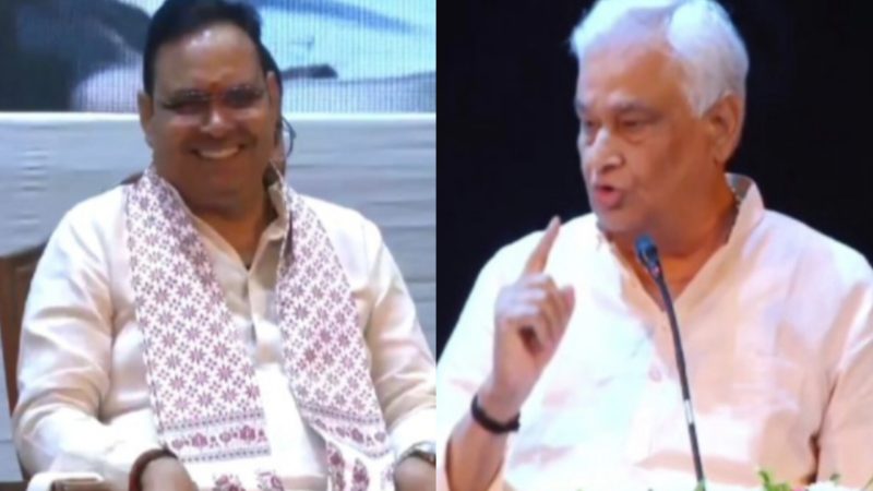 किरोड़ी लाल मीणा की बात पर जोर से हंसे सीएम, जानिए क्या देखिए वीडियो