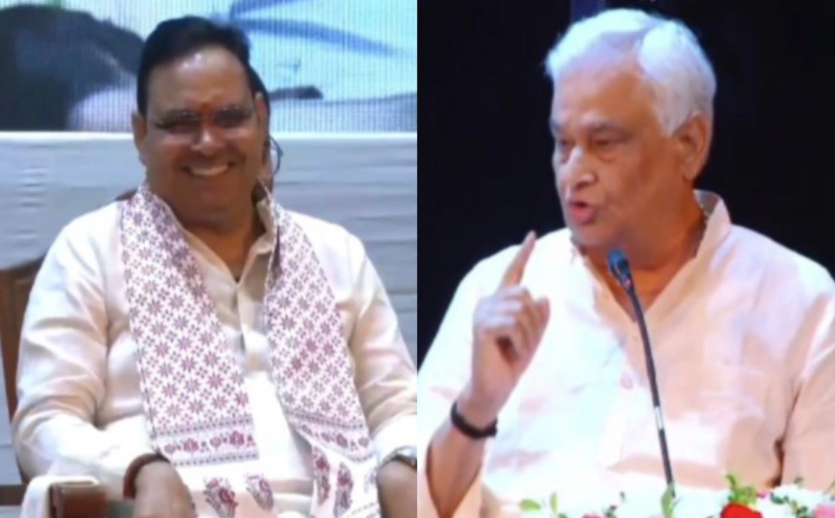 किरोड़ी लाल मीणा की बात पर जोर से हंसे सीएम, जानिए क्या देखिए वीडियो