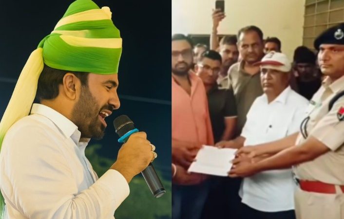 बीदासर थानेदार को लताड़ा, तो अब हनुमान बेनीवाल मुर्दाबाद के लग गए नारे