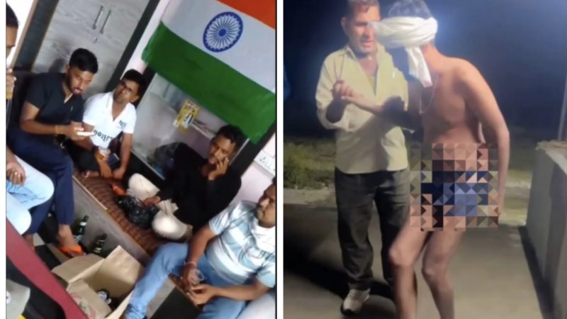 सरकारी कर्मचारियों का शर्मनाक वीडियो, अंडरवियर में डांस! फिर तिरंगे के आगे शराब पार्टी