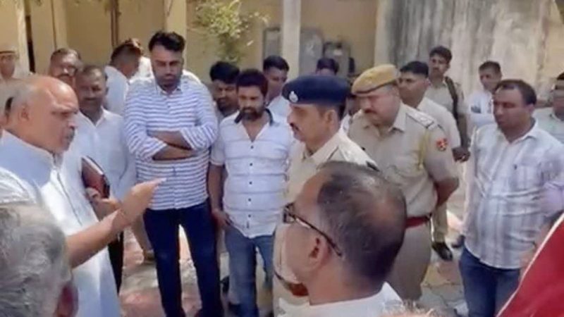 भजनलाल सरकार में भाजपा महामंत्री को पुलिस ने पीटा! फिर जिलाध्यक्ष ने कर दिया बवाल