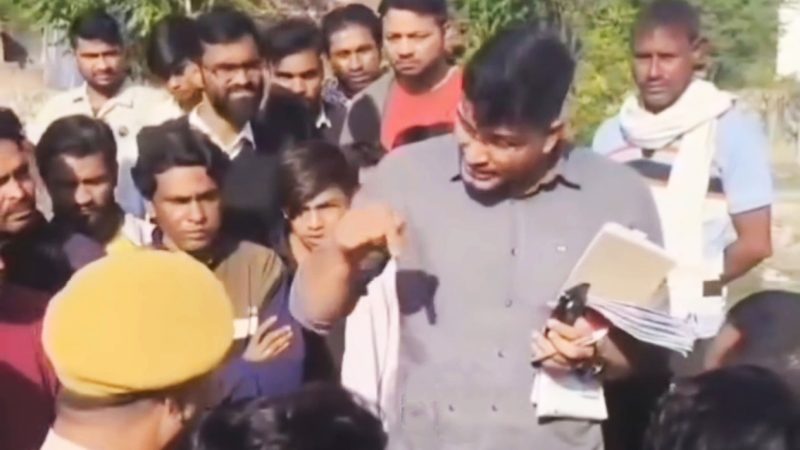 नेतागिरी भूला दूंगा, बहुत सो की भूला चुका हूं, कांग्रेसी नेता को हडकाया थानेदार ने, देखिए Video