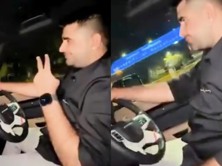 विधायक रविंद्र भाटी ने ट्रेफिक रूल्स तोड़कर दिखाया टशन, क्या अब होगी कार्रवाई, देखिए Video