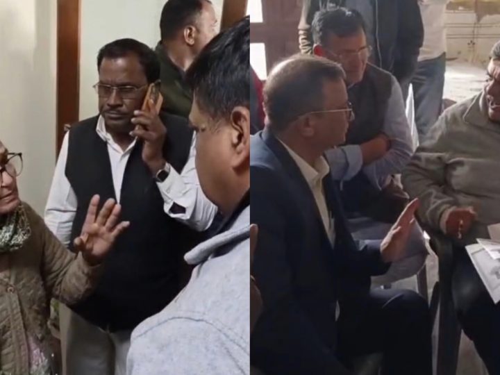 मंत्री संजय शर्मा सीकर कलेक्टर पर जमकर गुस्सा, हाथ में रखे कागज को टेबल पर दे मारा, फिर…देखिए Video