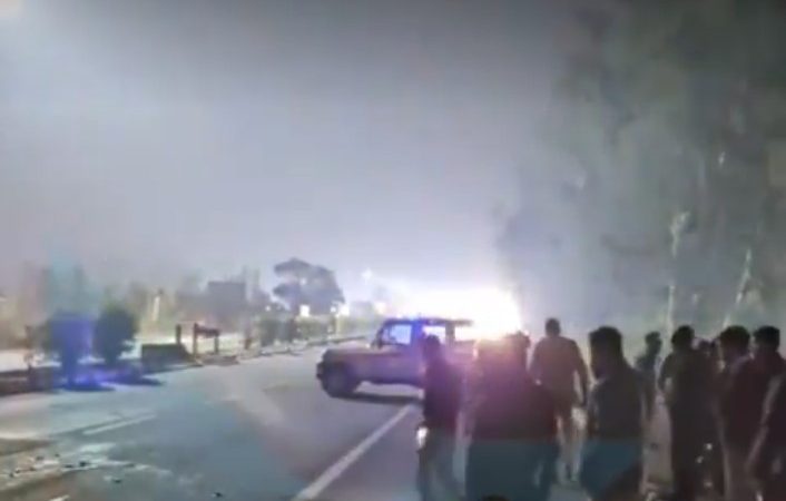 हाइवे पर शव को रोंदते रहे वाहन, मानो लोगों की मानवता ही मर गई, भरतपुर में दर्दनाक हादसा