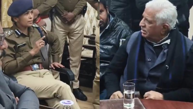 पूर्व विधायक धर्मनारायण जोशी ने SP पर निकाला गुस्सा, कलेक्टर भी देखते रहे गुस्से को, देखिए Video