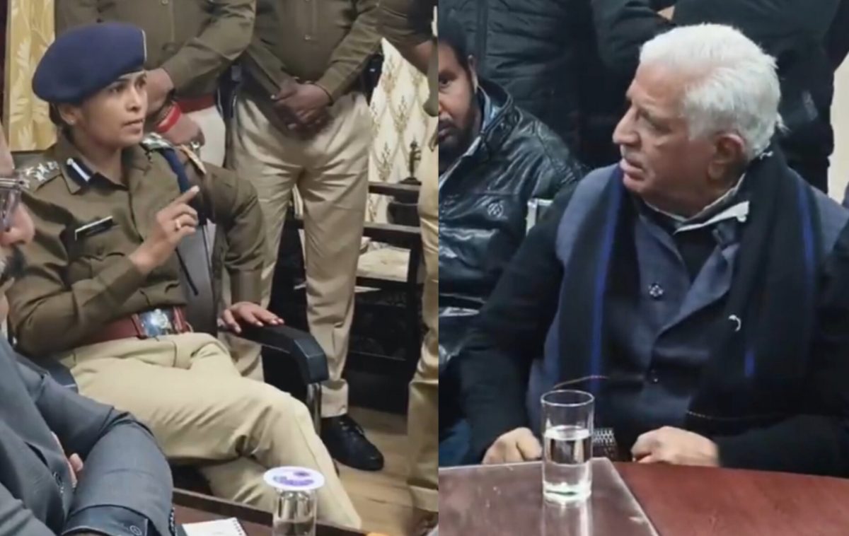 पूर्व विधायक धर्मनारायण जोशी ने SP पर निकाला गुस्सा, कलेक्टर भी देखते रहे गुस्से को, देखिए Video