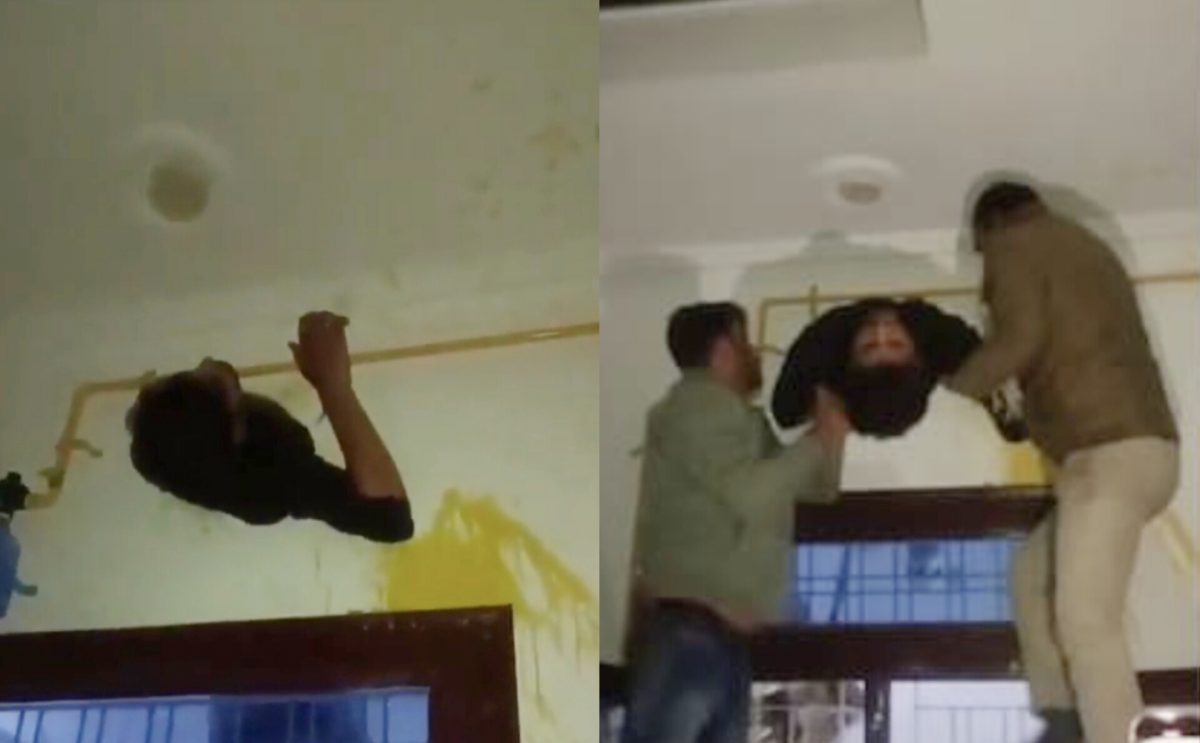 चोर ने लगाई अनूठी तरकीब, पर पकड़ा गया, फिर जिसने भी चोर को देखा हस पड़े, देखिए