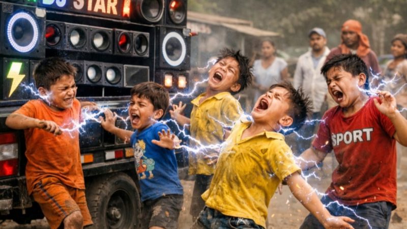 फिर टूटा शादी में डीजे गाड़ी का कहर! पांच बच्चे आए करंट की चपेट में, रोंगटे खड़े कर देगा यह Video