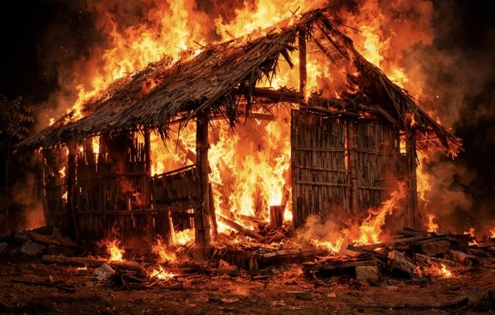 झोपड़ी में भीषण आग से जिंदा जल गए मां-बेटे, भागने का भी नहीं मिला मौका, जानिए खबर