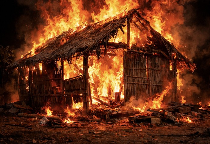 झोपड़ी में भीषण आग से जिंदा जल गए मां-बेटे, भागने का भी नहीं मिला मौका, जानिए खबर