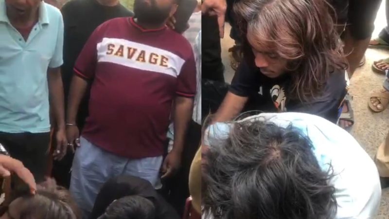 चोरी करते हुए लोगों ने पकड़े युवक, फिर हाथ पैर बांधकर कर दिया बुरा हाल, देखिए Video