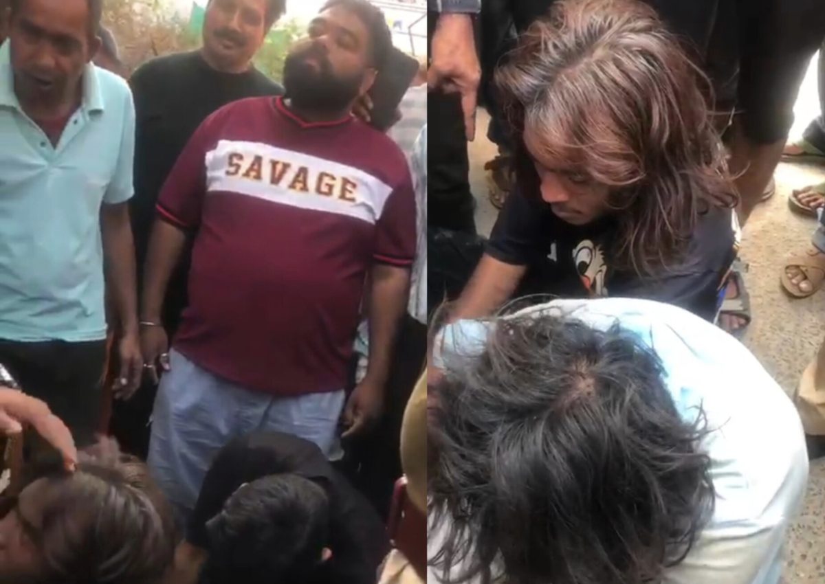 चोरी करते हुए लोगों ने पकड़े युवक, फिर हाथ पैर बांधकर कर दिया बुरा हाल, देखिए Video