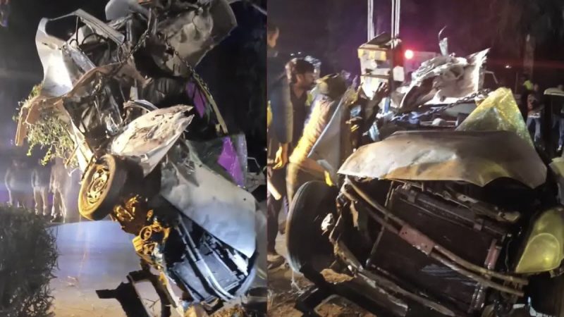 राजस्थान में भीषण हादसा! हादसे में 6 जने बने काल का शिकार, कार जा घुसी ट्रेलर में, जानिए खबर