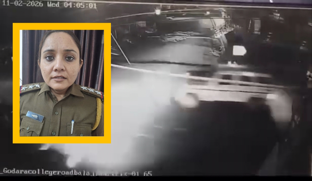 रोंगटे खड़े कर देने वाला 42 सेकंड का सीसीटीवी फुटेज वायरल, जिसमें महिला CI की हुई मौत, देखिए Video