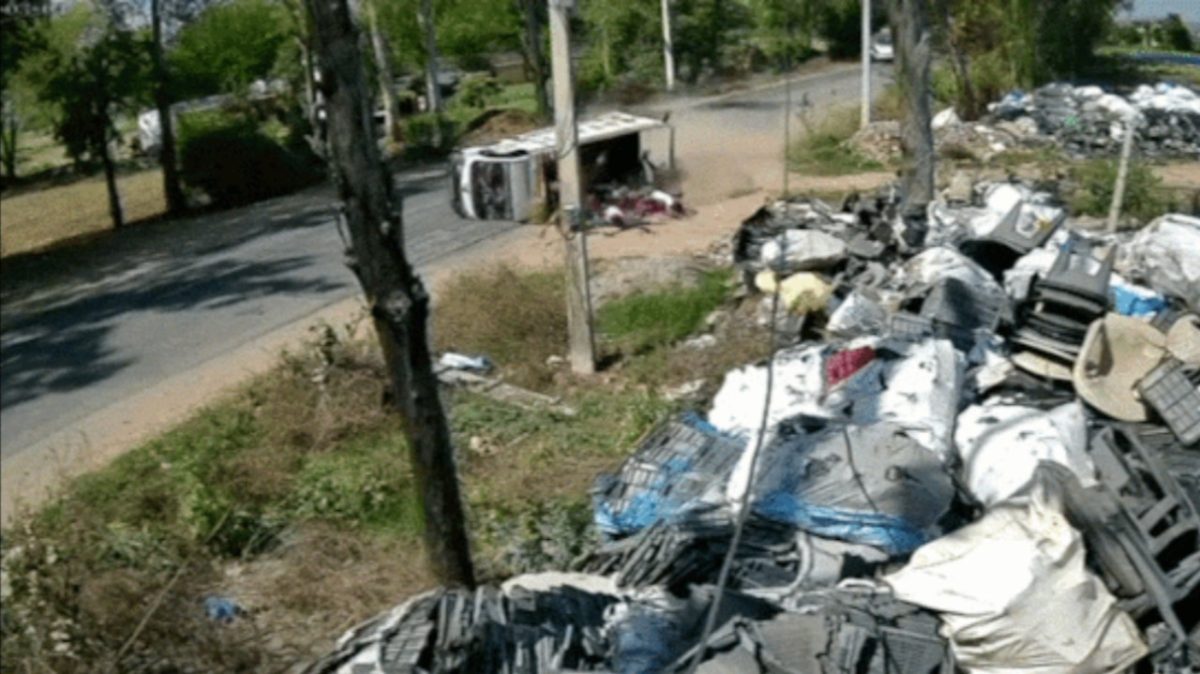 बस की स्पीड़ देखकर डाइवर के उड़े होश, खिलौने की तरह पलट गई सवारियों से भरी पिकअप, होश उड़ा देगा यह Video