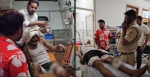 डीग पुलिस गो तस्कर फायरिंग