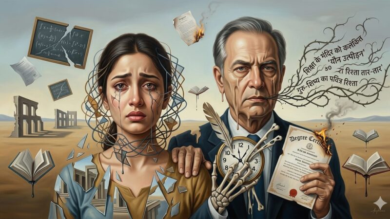 शिक्षक ने छात्रा से मांगा ‘वो’, नहीं तो फेल कर दूंगा, पुलिस ने लिया हिरासत में