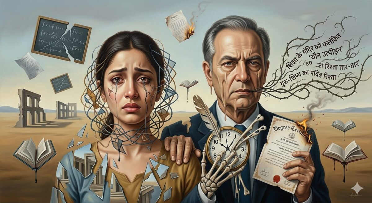 शिक्षक ने छात्रा से मांगा ‘वो’, नहीं तो फेल कर दूंगा, पुलिस ने लिया हिरासत में